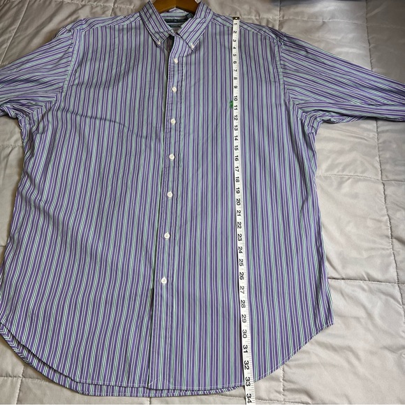 Ralph Lauren Shirts Ralph Lauren Purple And Green Striped Button